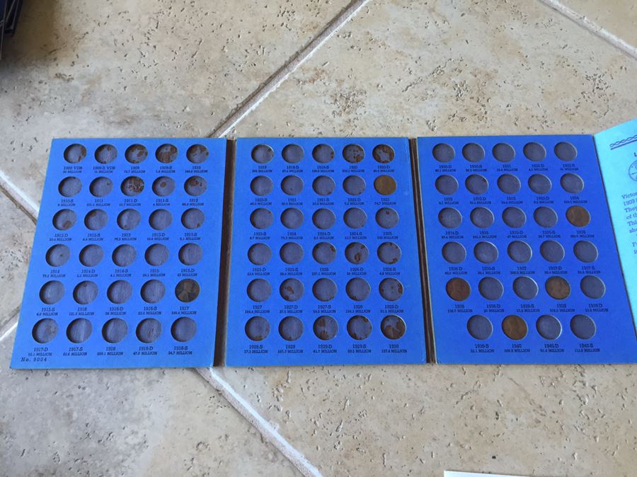 Huge Collection Of Lincoln Head Cents Pennies Steel Pennies Wheat Pennies With Coin Books And Change Purse [Photo 37]