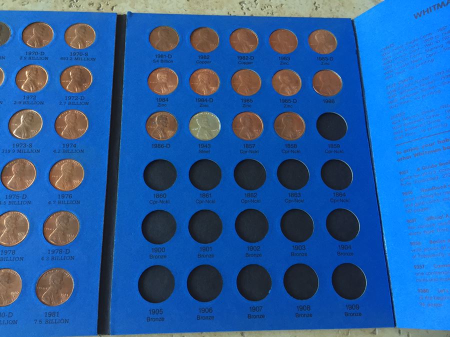 Huge Collection Of Lincoln Head Cents Pennies Steel Pennies Wheat Pennies With Coin Books And Change Purse [Photo 30]