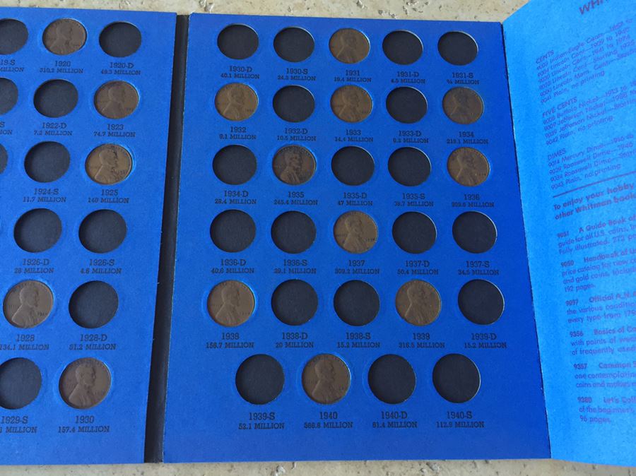 Huge Collection Of Lincoln Head Cents Pennies Steel Pennies Wheat Pennies With Coin Books And Change Purse [Photo 31]