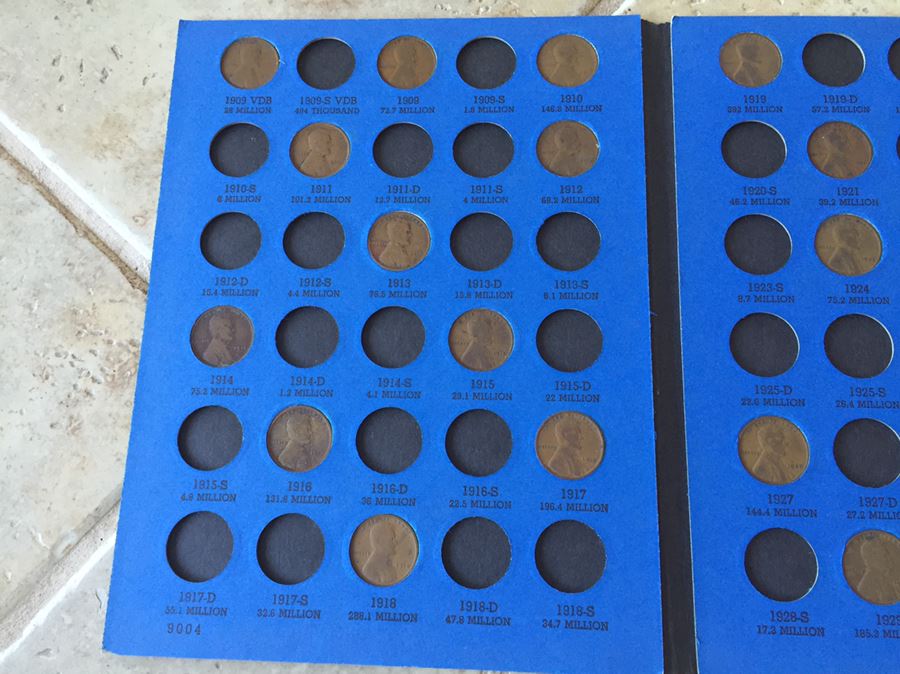 Huge Collection Of Lincoln Head Cents Pennies Steel Pennies Wheat Pennies With Coin Books And Change Purse [Photo 27]