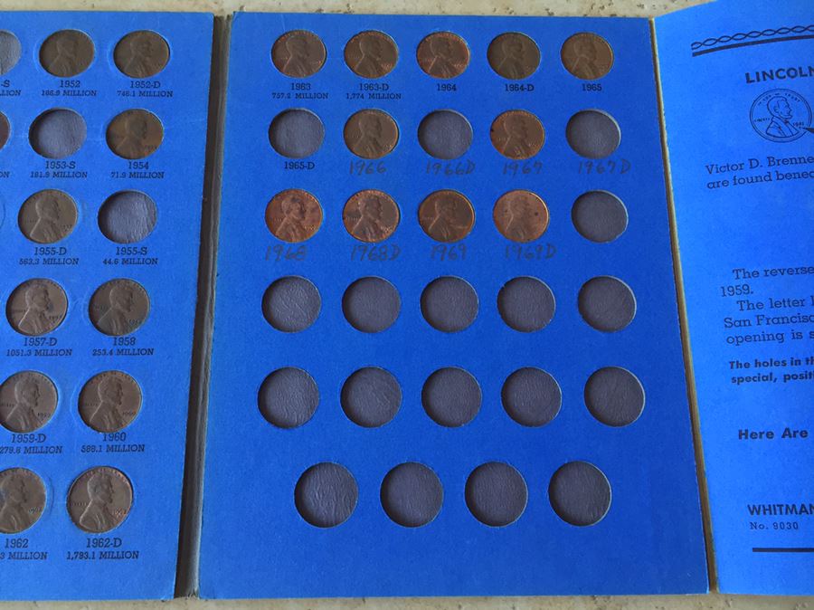 Huge Collection Of Lincoln Head Cents Pennies Steel Pennies Wheat Pennies With Coin Books And Change Purse [Photo 22]