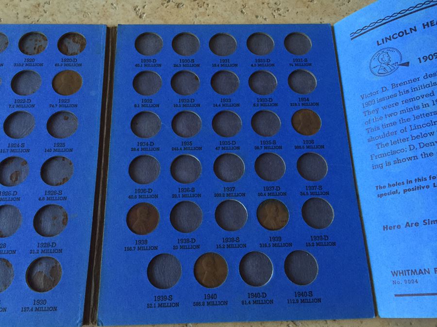 Huge Collection Of Lincoln Head Cents Pennies Steel Pennies Wheat Pennies With Coin Books And Change Purse [Photo 33]