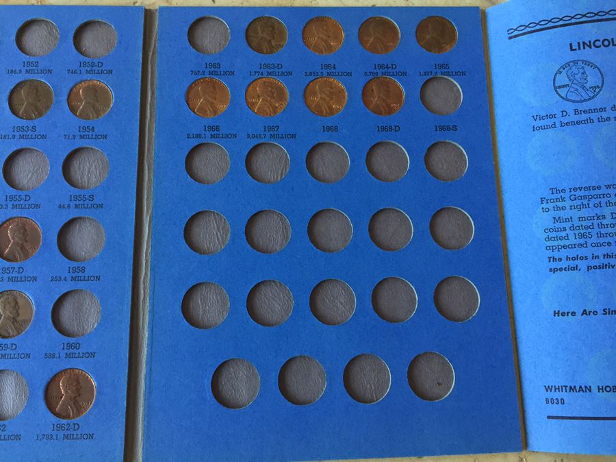 Huge Collection Of Lincoln Head Cents Pennies Steel Pennies Wheat Pennies With Coin Books And Change Purse [Photo 14]
