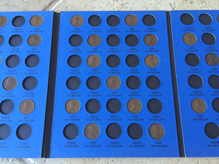 Huge Collection Of Lincoln Head Cents Pennies Steel Pennies Wheat Pennies With Coin Books And Change Purse [Photo 29]
