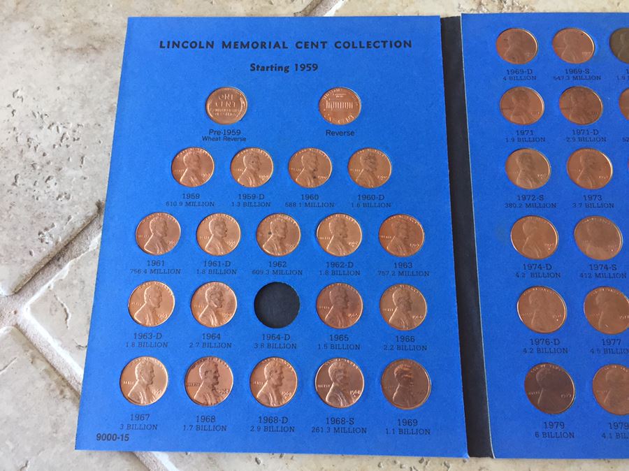 Huge Collection Of Lincoln Head Cents Pennies Steel Pennies Wheat Pennies With Coin Books And Change Purse [Photo 25]
