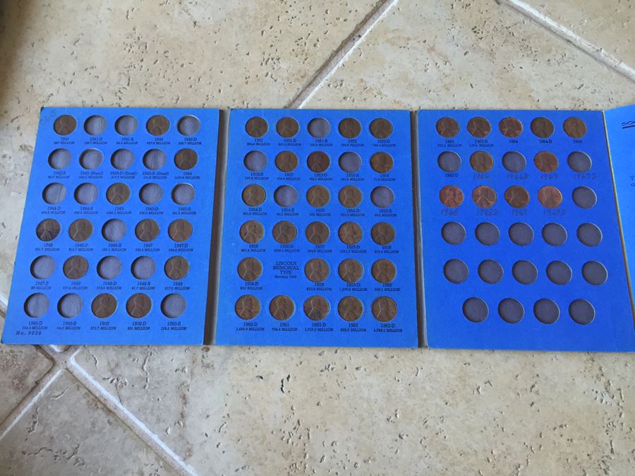 Huge Collection Of Lincoln Head Cents Pennies Steel Pennies Wheat Pennies With Coin Books And Change Purse [Photo 21]