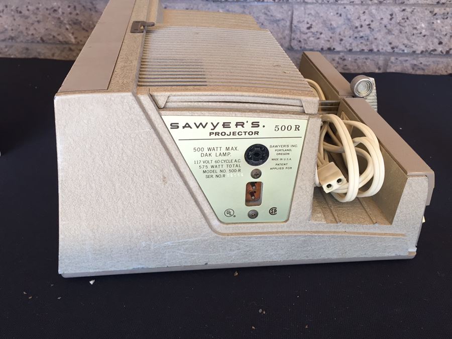 Vintage Sawyers 500r Projector With Remote Control [Photo 8]