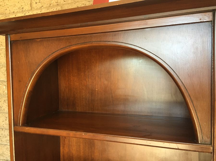 Vintage Wooden Table With Hutch [Photo 7]