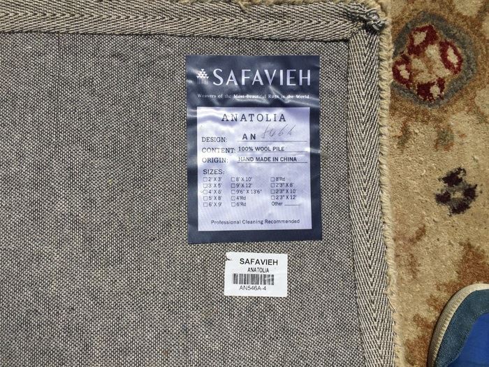 Safavieh 100% Wool Pile 4' x 6' Area Rug [Photo 7]