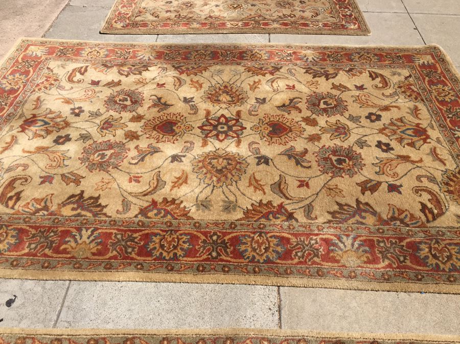 (3) Surya 100% Wool (2) 6' x 9' Area Rugs And (1) 4' x 6' Rug Made In India [Photo 8]