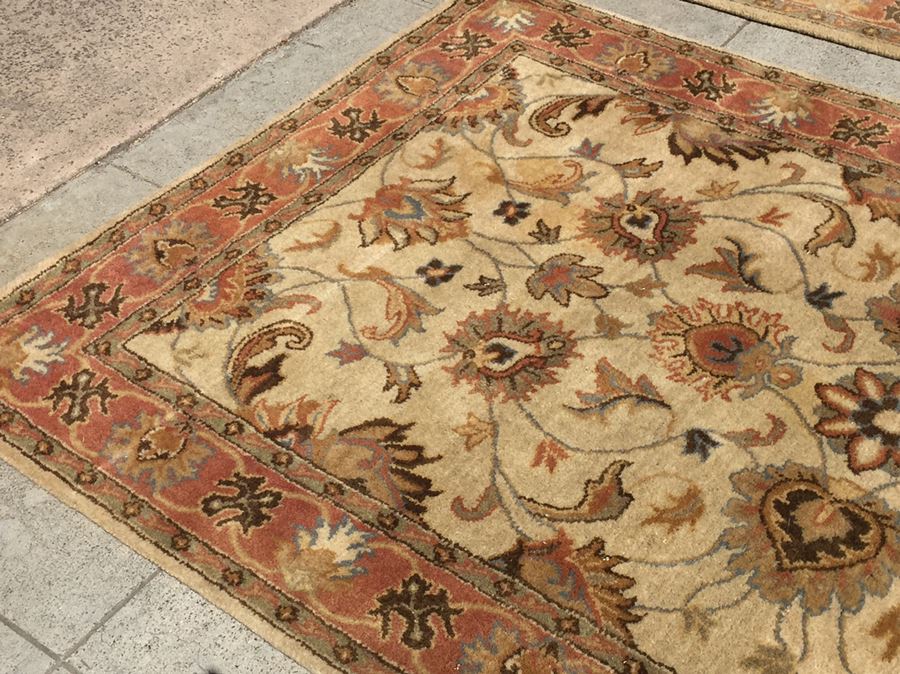 (2) Surya 100% Wool 6' x 9' Area Rug And 5' x 9' Area Rug Made In India [Photo 6]