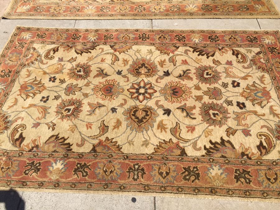(2) Surya 100% Wool 6' x 9' Area Rug And 5' x 9' Area Rug Made In India [Photo 5]
