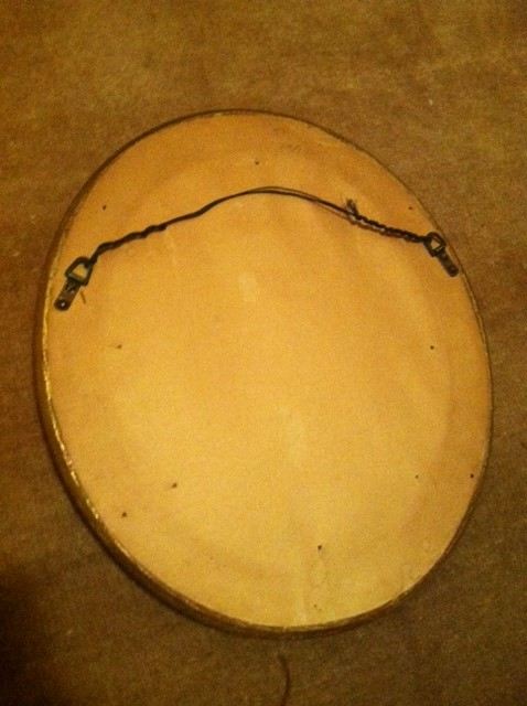 Gold Oval Mirror [Photo 3]