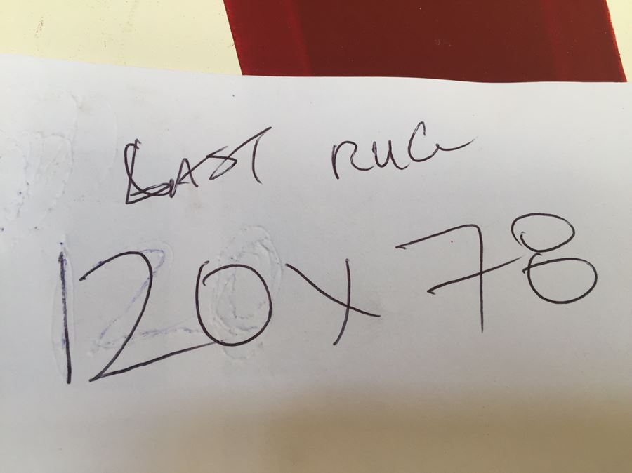 Brown Area Rug With Leave Patterns  10' x 6.5' [Photo 5]