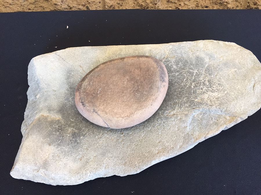 Native American Metate And Mano Grinding Stone [Photo 2]