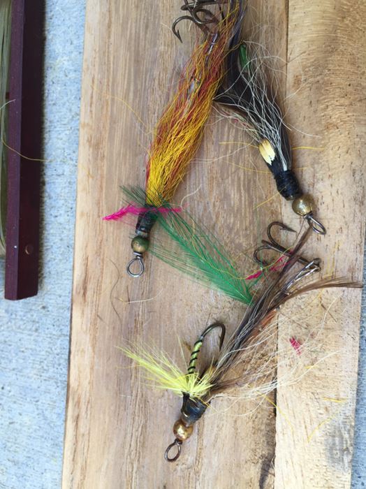 Vintage Split Bamboo Fishing Rod Arai Fishing Goods Asakusa, Tokyo, Japan Made In Occupied Japan Between 1947-1952 With Fishing Lures Flies And Case [Photo 17]