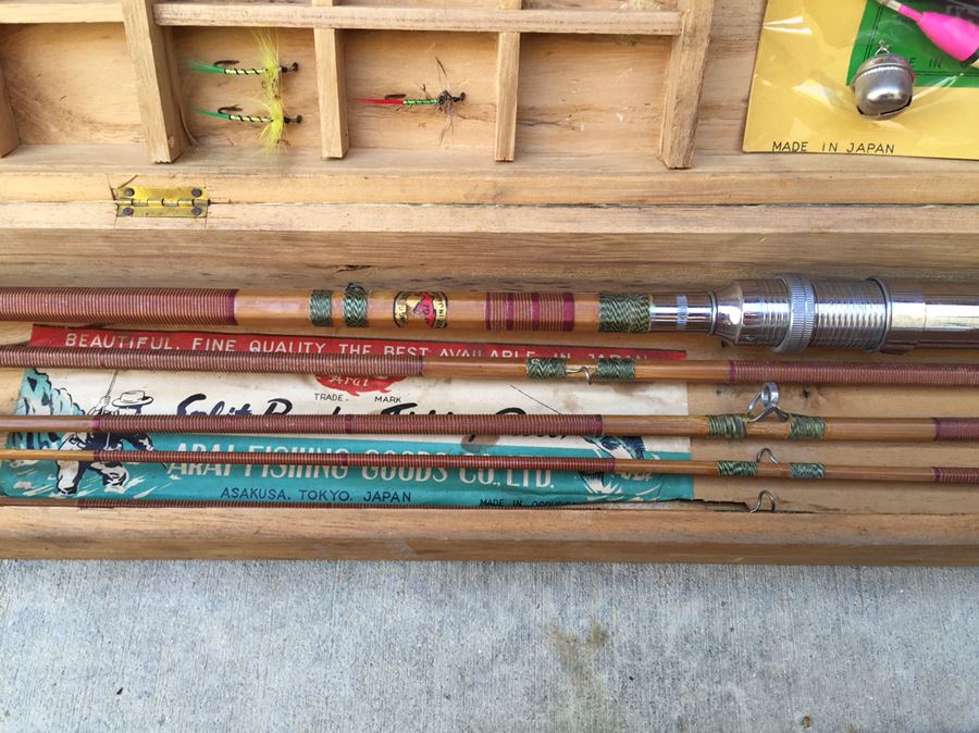 Antique Bamboo Fishing Rod
