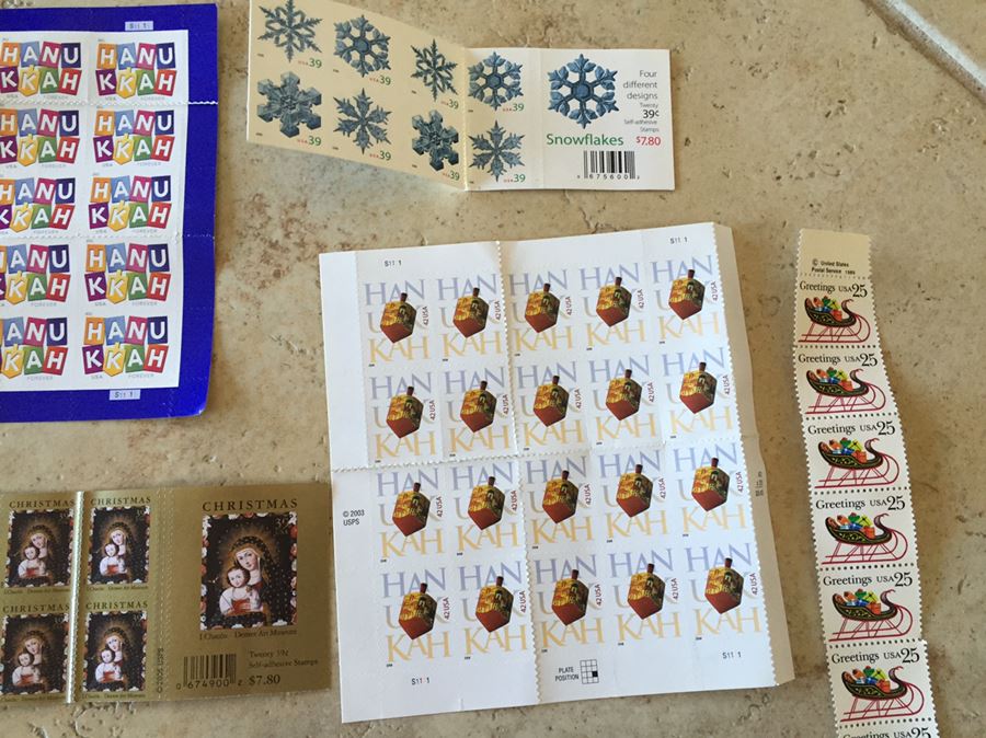 Large Collection Of Unused United States Postage Stamps Books Forever Stamps Approximate Face Value $300+ [Photo 6]