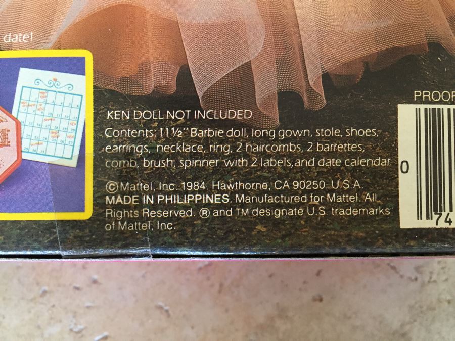 Barbie Peachs 'n Cream Mattel 7926 New In Box Vintage 1984 [Photo 6]