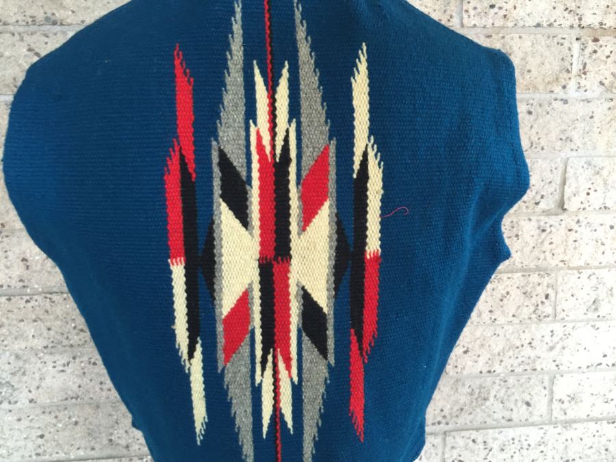 Vintage Chimayo Coat Hand Woven Chimayo, New Mexico [Photo 6]
