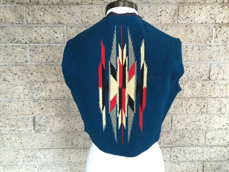 Vintage Chimayo Coat Hand Woven Chimayo, New Mexico [Photo 2]