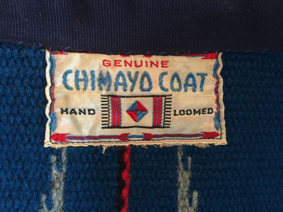 Vintage Chimayo Coat Hand Woven Chimayo, New Mexico [Photo 3]