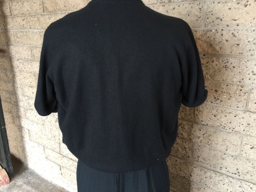 Vintage Women's Navy Blue Dress With Sweater Koret of California [Photo 5]