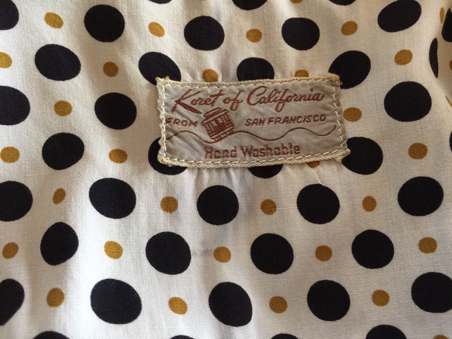 Vintage Women's Navy Blue Dress With Sweater Koret of California [Photo 3]