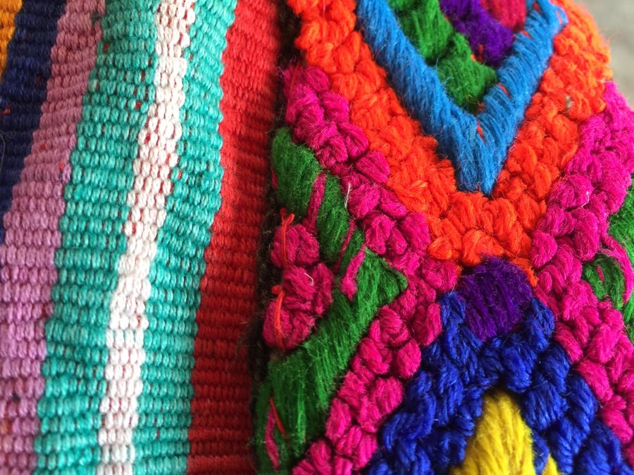 Very Nice Hanging Guatemalan Hand Woven Textile From The Ixchel Museum of Indigenous Textiles and Clothing [Photo 8]