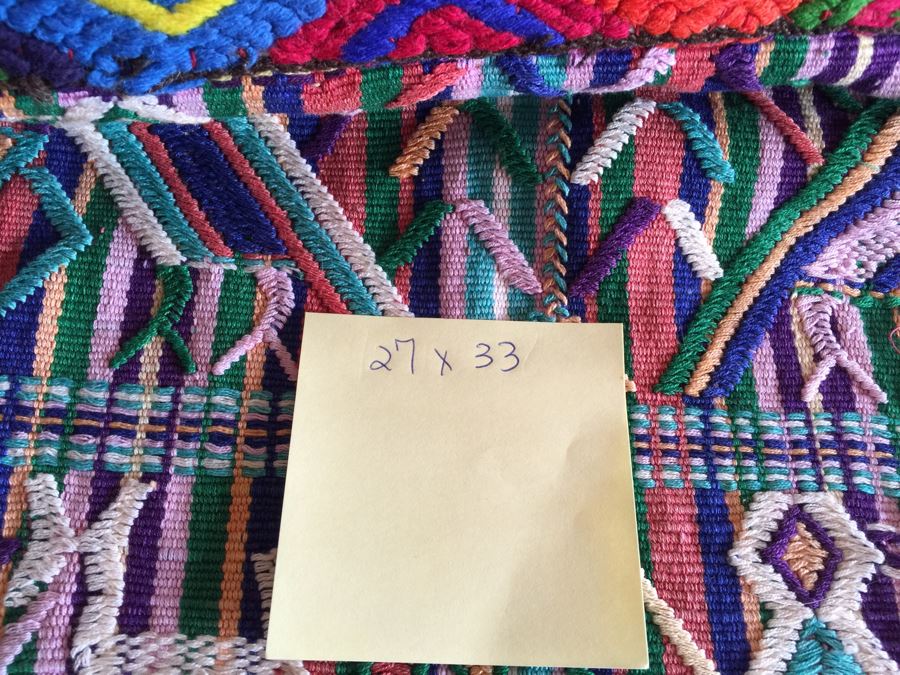 Very Nice Hanging Guatemalan Hand Woven Textile From The Ixchel Museum of Indigenous Textiles and Clothing [Photo 9]