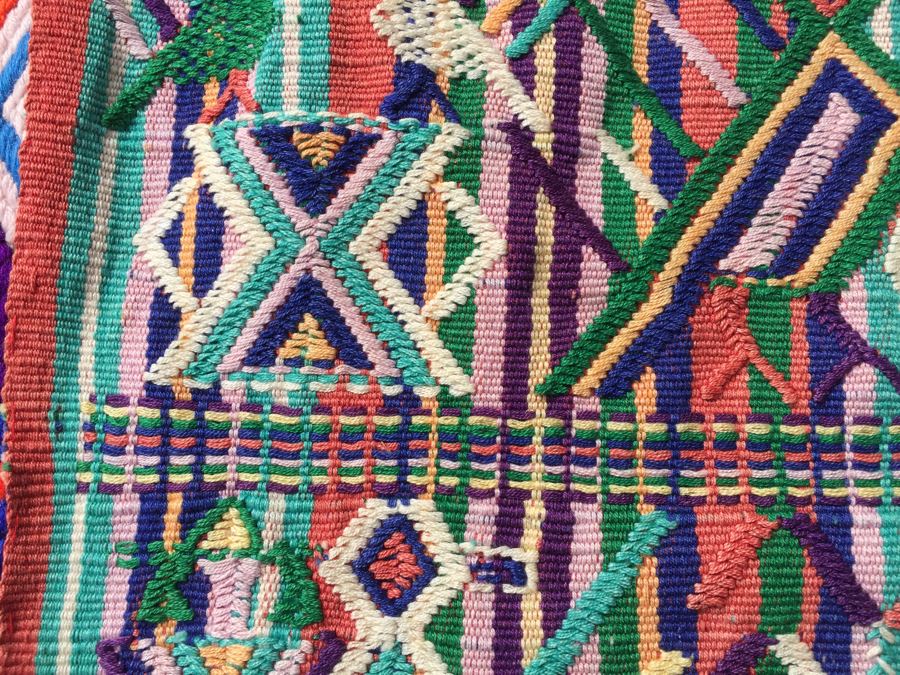 Very Nice Hanging Guatemalan Hand Woven Textile From The Ixchel Museum of Indigenous Textiles and Clothing [Photo 6]