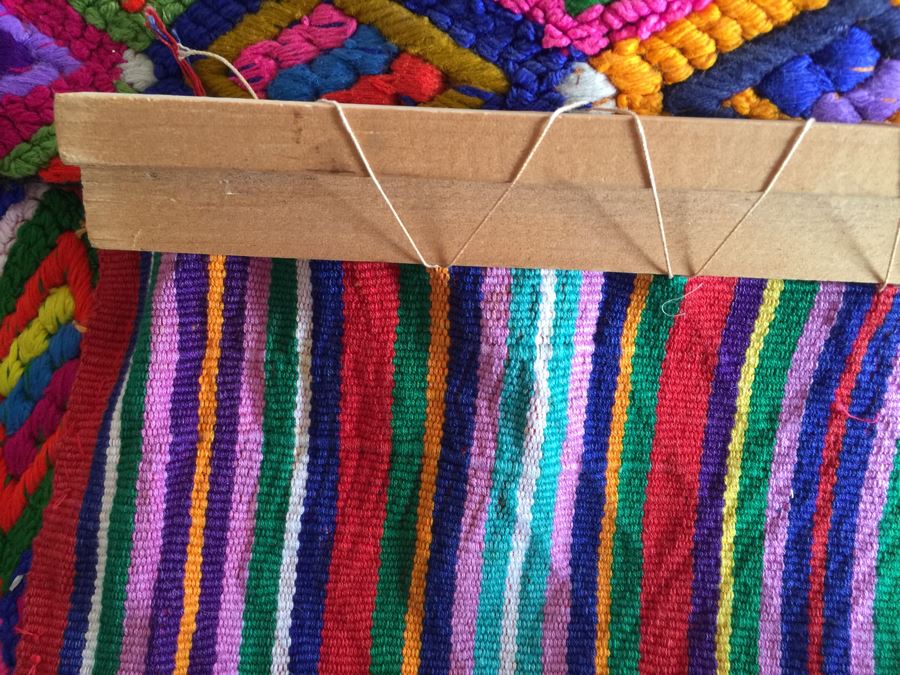 Very Nice Hanging Guatemalan Hand Woven Textile From The Ixchel Museum of Indigenous Textiles and Clothing [Photo 7]