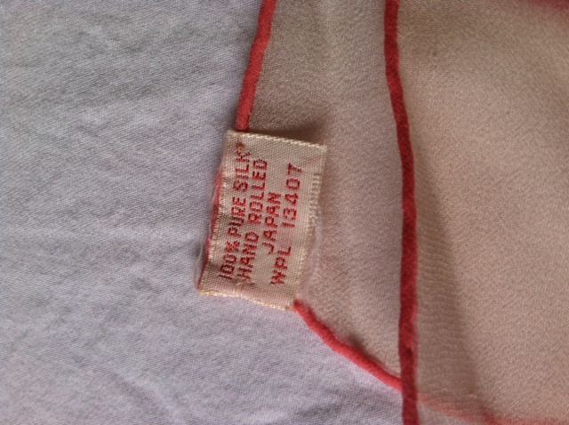 100% Pure Silk Hand Rolled Japan Scarf [Photo 2]