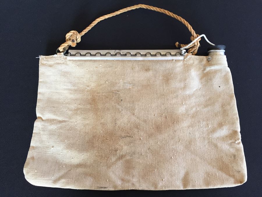 Vintage Minnequa Water Bag Featuring Native American Indian In Great Condition [Photo 3]