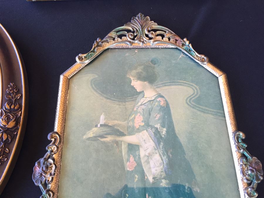 (6) Vintage Prints In Nice Vintage Frames [Photo 9]