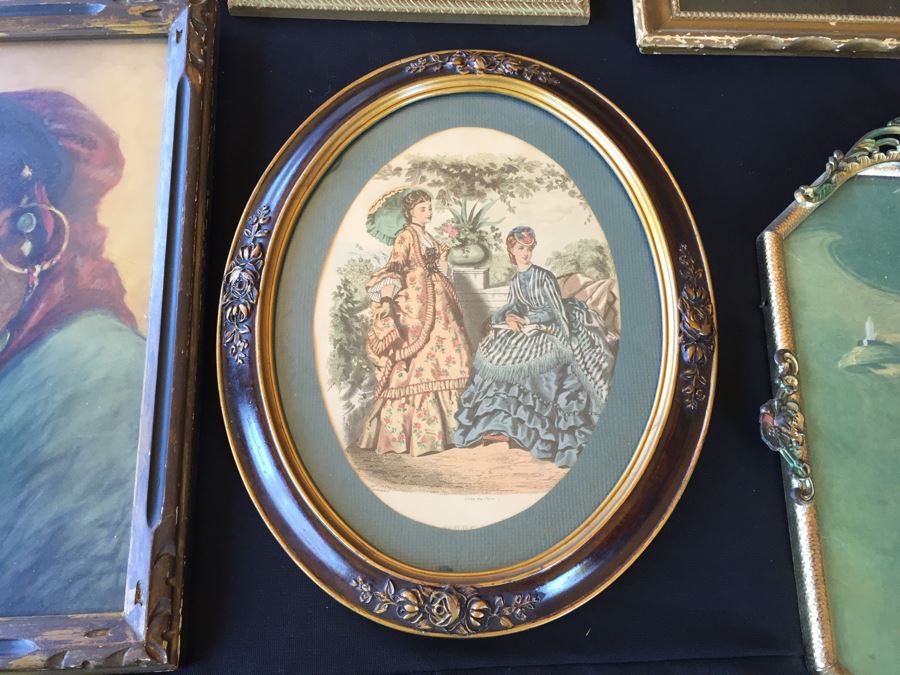 (6) Vintage Prints In Nice Vintage Frames [Photo 24]