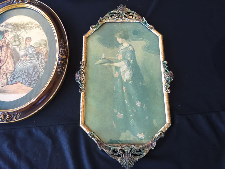 (6) Vintage Prints In Nice Vintage Frames [Photo 3]