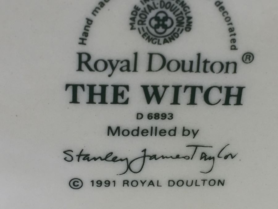 Royal Doulton Large 'The Witch' D6893 Character Jug [Photo 9]