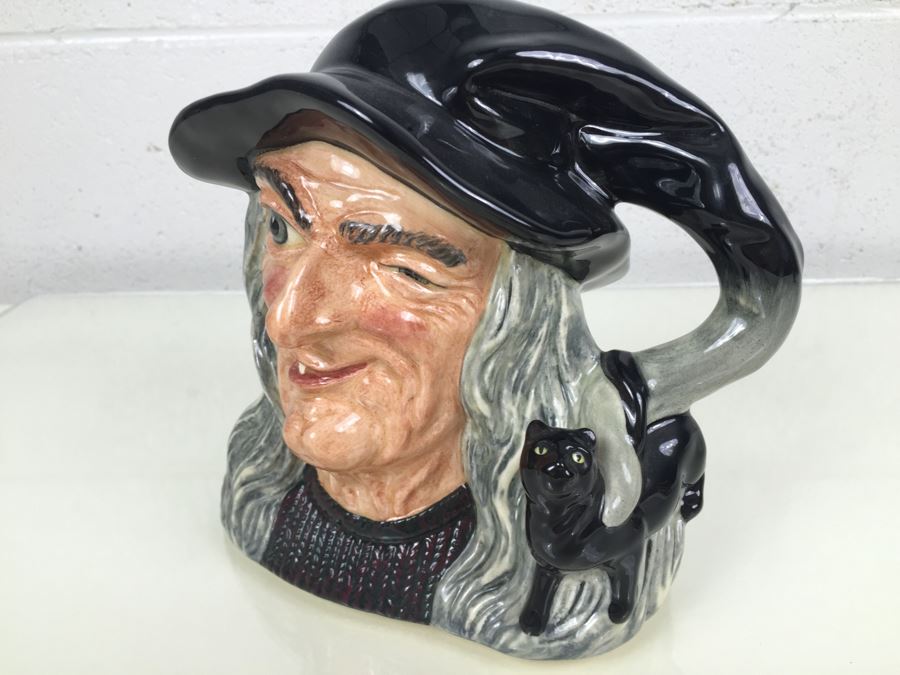 Royal Doulton Large 'The Witch' D6893 Character Jug [Photo 5]