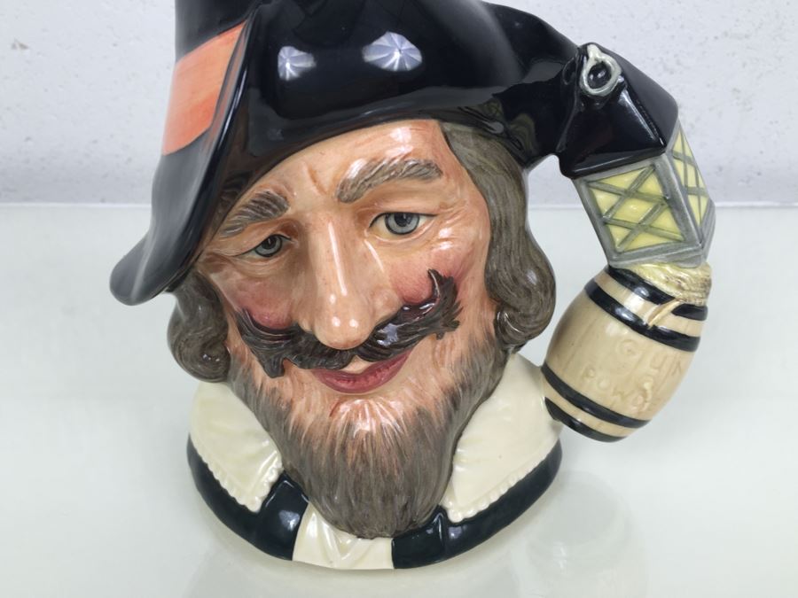 Royal Doulton Large 'Guy Fawkes' D6861 Character Jug [Photo 6]