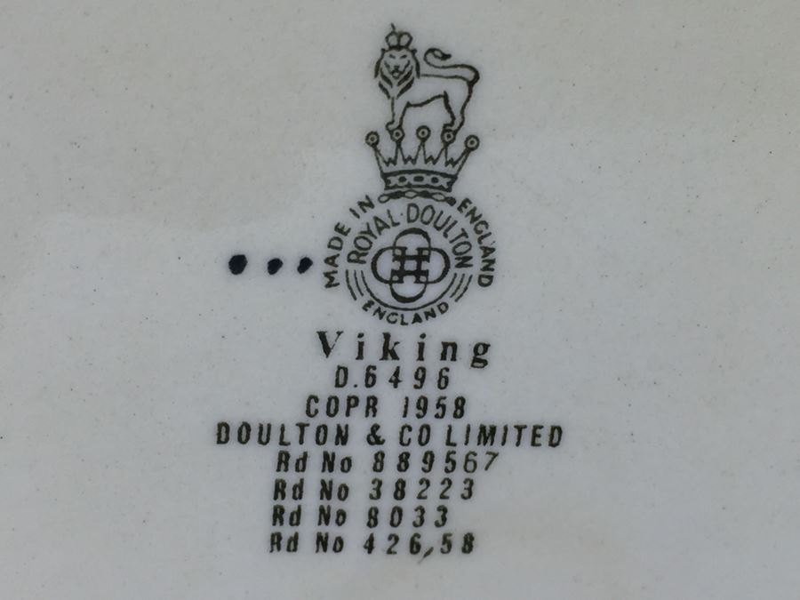 Royal Doulton Large 'Viking' D6496 Character Jug 1958 [Photo 11]