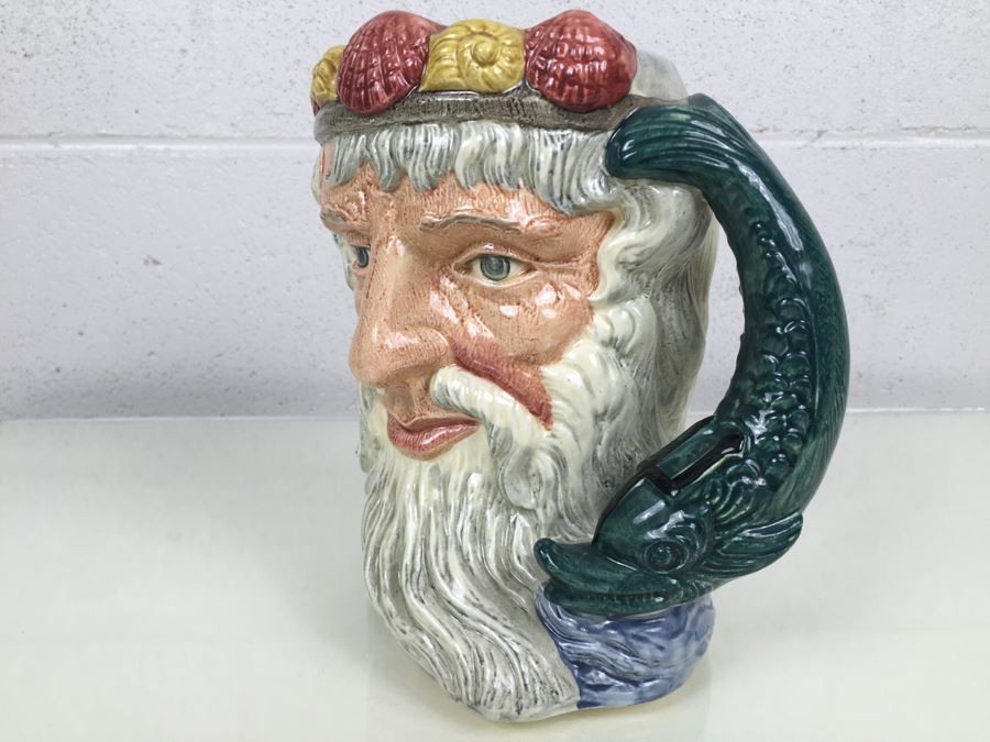 Royal Doulton Large 'Neptune' D6548 Character Jug 1960 [Photo 4]