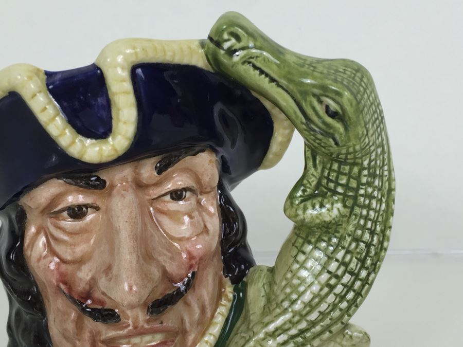 Royal Doulton Small 'Capt.Hook' D6001 Character Jug 1964 [Photo 6]