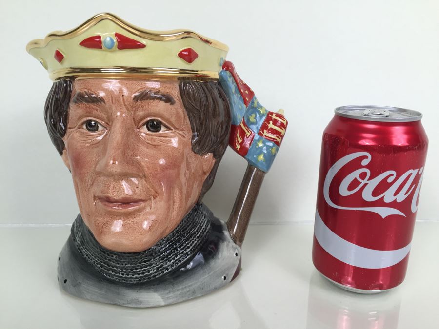 Royal Doulton Large 'The Shakespearrean Henry V' 6671 Character Jug 1982 [Photo 4]