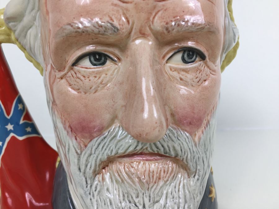 Royal Doulton Large 'The Civil War Ulysses S. Grant/Robert E Lee' D66698 Character Jug Worldwide 1982 Limited Edition 1,303 of 9,500 [Photo 5]