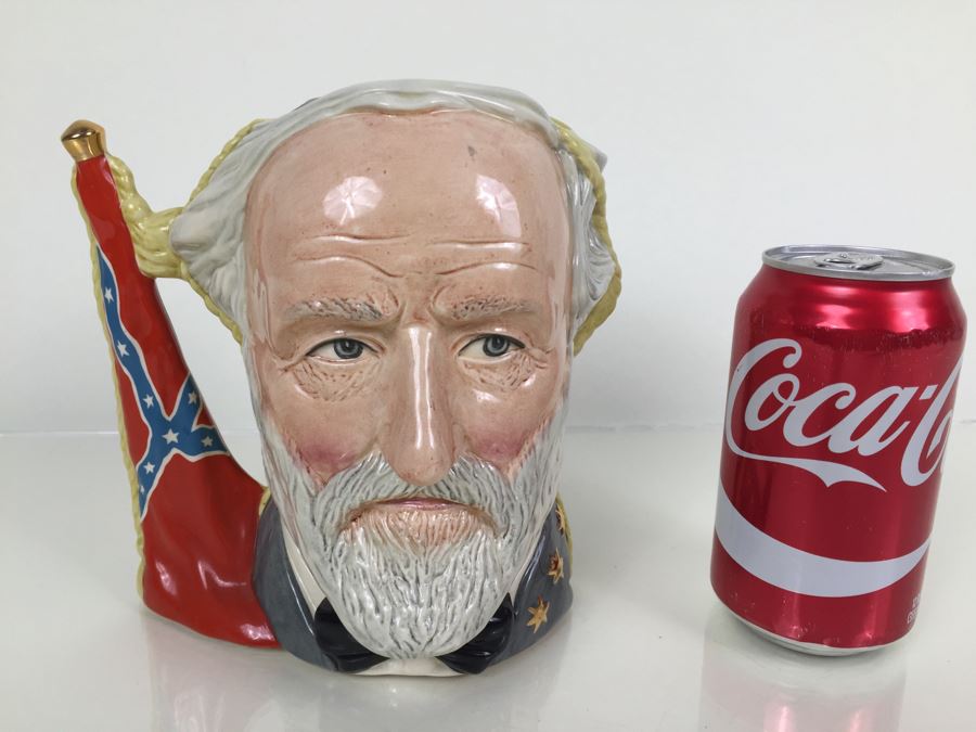 Royal Doulton Large 'The Civil War Ulysses S. Grant/Robert E Lee' D66698 Character Jug Worldwide 1982 Limited Edition 1,303 of 9,500 [Photo 4]