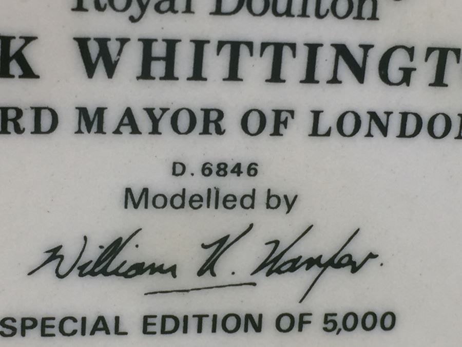 Royal Doulton Large 'Lord Mayor of London' D6846 Character Jug Special Limited Edition 978 Of 5,000 The Guild Of Specialist China & Glass Retailers [Photo 12]