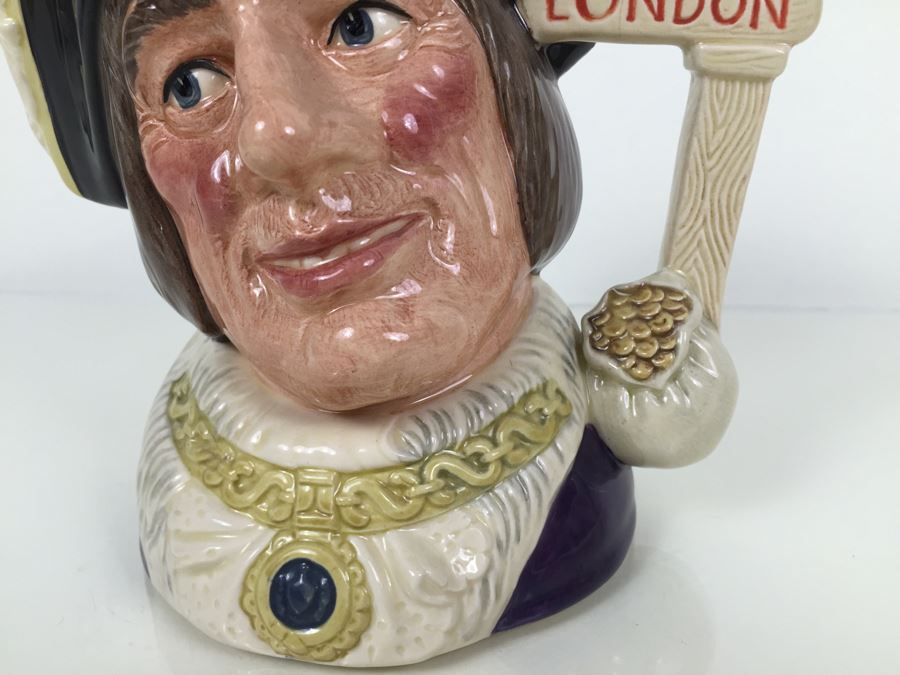 Royal Doulton Large 'Lord Mayor of London' D6846 Character Jug Special Limited Edition 978 Of 5,000 The Guild Of Specialist China & Glass Retailers [Photo 6]
