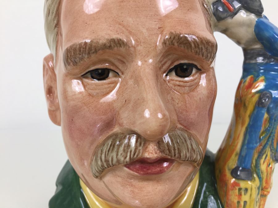 Royal Doulton Large 'H.G.Wells' War Of The Worlds D7095 Character Jug 1997 Limited Edition 131 Of 1,998 [Photo 5]