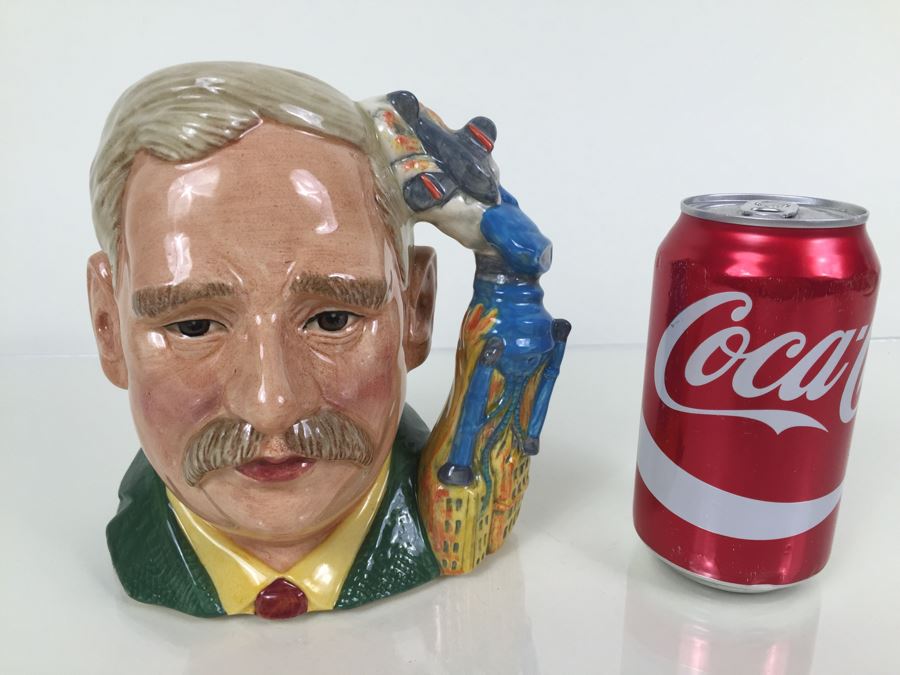 Royal Doulton Large 'H.G.Wells' War Of The Worlds D7095 Character Jug 1997 Limited Edition 131 Of 1,998 [Photo 4]